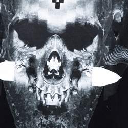Marcelo Burlon Black Graphic Print Cotton T-Shirt M