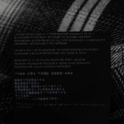Marcelo Burlon Black Bleached Checked Cotton Flannel Shirt XL 