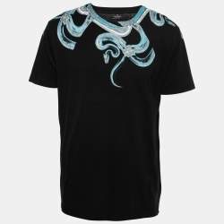 Marcelo Burlon Black Dragon Print Cotton T-Shirt M