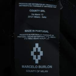 Marcelo Burlon Black Dragon Print Cotton T-Shirt M
