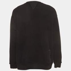 Marcelo Burlon X Muhammad Ali Black Printed Cotton Sweatshirt L