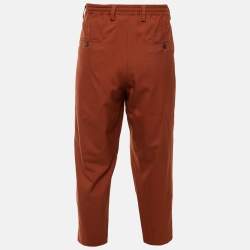 مملوكة مسبقًا Marni Burnt Orange Wool Trousers M
