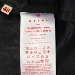 مملوكة مسبقًا Marni Opal Blue Wool Trousers M