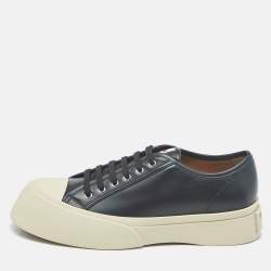Marni Black Leather Pablo Platform Sneakers Size 46