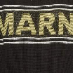 Pre Owned 
قميص ماري جاكمار أسود بشعار محبوك مقاس متوسط (ميديم)