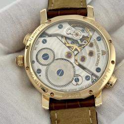 Pre Owned Maurice Lacroix Masterpiece MP7018 Manual Winding 18k Rose Gold Men's Wristwatch 43 mm