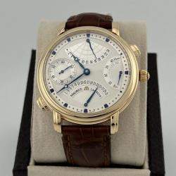 Pre Owned Maurice Lacroix Masterpiece MP7018 Manual Winding 18k Rose Gold Men's Wristwatch 43 mm