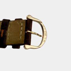 Pre Owned Maurice Lacroix Masterpiece MP7018 Manual Winding 18k Rose Gold Men's Wristwatch 43 mm