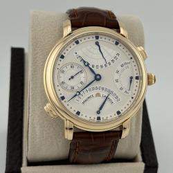 Pre Owned Maurice Lacroix Masterpiece MP7018 Manual Winding 18k Rose Gold Men's Wristwatch 43 mm