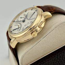 Pre Owned Maurice Lacroix Masterpiece MP7018 Manual Winding 18k Rose Gold Men's Wristwatch 43 mm