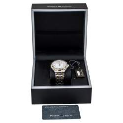 Maurice Lacroix Silver Two-Tone Stainless Steel Aikon AI1008-PVY13-132-1 Men's Wristwatch 42 mm