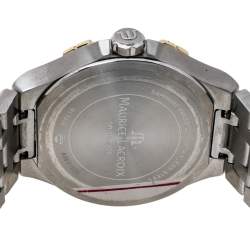 Maurice Lacroix Silver Two-Tone Stainless Steel Aikon AI1008-PVY13-132-1 Men's Wristwatch 42 mm
