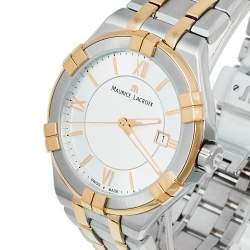 Maurice Lacroix Silver Two-Tone Stainless Steel Aikon AI1008-PVY13-132-1 Men's Wristwatch 41 mm