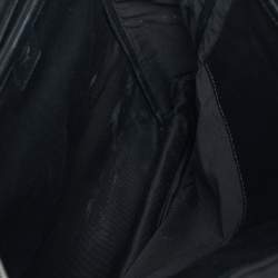 Pre Owned MCM Black Camouflage Textured Nylon Medium Dieter Backpack