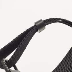 MCM Black Visetos Coated Canvas Aren Messenger Bag