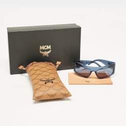 MCM Blue MW0001 90X Shield Sunglasses