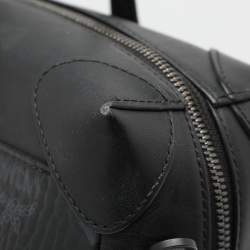 MCM Black Visetos Coated Canvas and Leather Medium Soft Berlin Tote