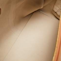 MCM Cognac Visetos Coated Canvas Ottomar Weekender Bag