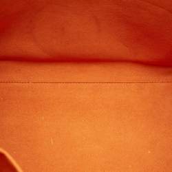 MCM Cognac Visetos Coated Canvas X-Large Muchen Tote