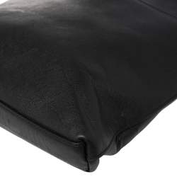 MCM Black Saffiano Leather Messenger Bag