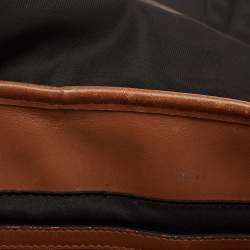 MCM Black/Brown Nylon and Leather Backpack