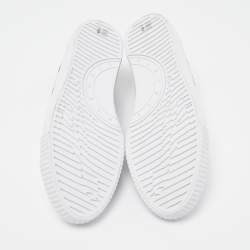 مملوكة مسبقًا McQ by Alexander McQueen White Canvas Low Top Sneakers Size 42