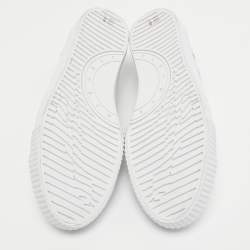 مملوكة مسبقًا McQ by Alexander McQueen White Canvas Swallow Sneakers Size 44