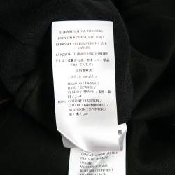 Pre Owned McQ by Alexander McQueen Navy Blue/Black Cotton Knit Shirt L