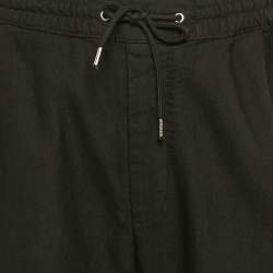 McQ by Alexander McQueen Black Denim Jogger Pants L