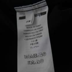 Pre Owned McQ by Alexander McQueen Black Cotton Button Down Shirt L