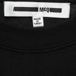 Pre Owned McQ by Alexander McQueen Printed Cotton Crewneck T-Shirt M