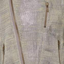 Pre Owned McQ by Alexander McQueen Grey Cotton Knit Sleeveless Vest M