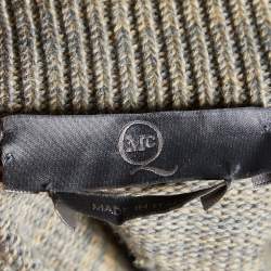 Pre Owned McQ by Alexander McQueen Grey Cotton Knit Sleeveless Vest M