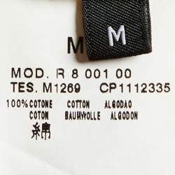 Pre Owned McQ by Alexander McQueen Yellow Cotton Pique Logo Patch Polo T-Shirt M