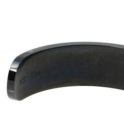 Messika Move Black Brushed Titanium & Diamond Cuff Bracelet XS