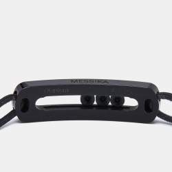 Messika Move Titanium Black Diamond Cord Bracelet
