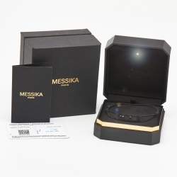 Pre Owned Messika Move Titanium Black Diamond Cord Bracelet