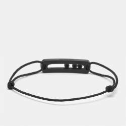 Pre Owned Messika Move Titanium Black Diamond Cord Bracelet
