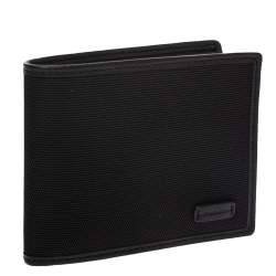 Michael Kors Black Canvas Bifold Wallet