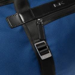 Michael Kors Sapphire Blue Nylon and Leather Kent Sport Convertible Backpack to Duffle Bag