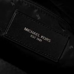 Michael Kors Black Nylon and Leather Kent Sport Convertible Backpack to Duffel Bag