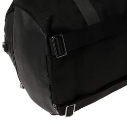 Michael Kors Black Nylon and Leather Kent Sport Convertible Backpack to Duffel Bag