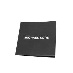 Michael Kors Brown/Black Signature Coated Canvas Cooper Backpack