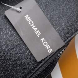 Michael Kors Brown/Black Signature Coated Canvas Cooper Backpack