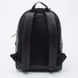 Michael Kors Black Signature Coated Canvas Striped Cooper Backpack