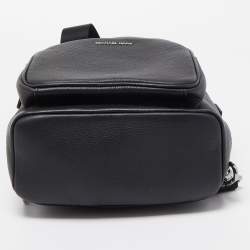Michael Kors Black Leather Commuter Sling Bag