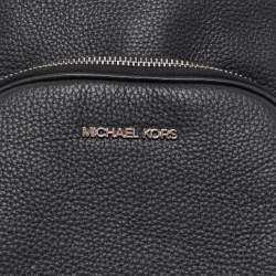 Michael Kors Black Leather Commuter Sling Bag