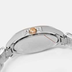 Pre Owned ساعة يد رجالية مايكل كورس كيسي MK6185 ستانلس ستيل نغمتين مينا زرقاء 39 مم