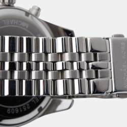 Michael Kors Silver Stainless Steel Lexington MK8405 Men's  Wristwatch 45 mm 