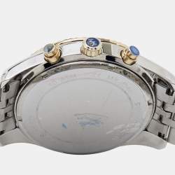 Michael Kors White Two-Tone Stainless Steel Lexington MK8344 Men's Wristwatch 45 mm